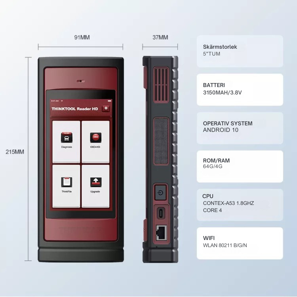 THINKCAR ThinkTool READER HD Diagnosverktyg för Lastbilar