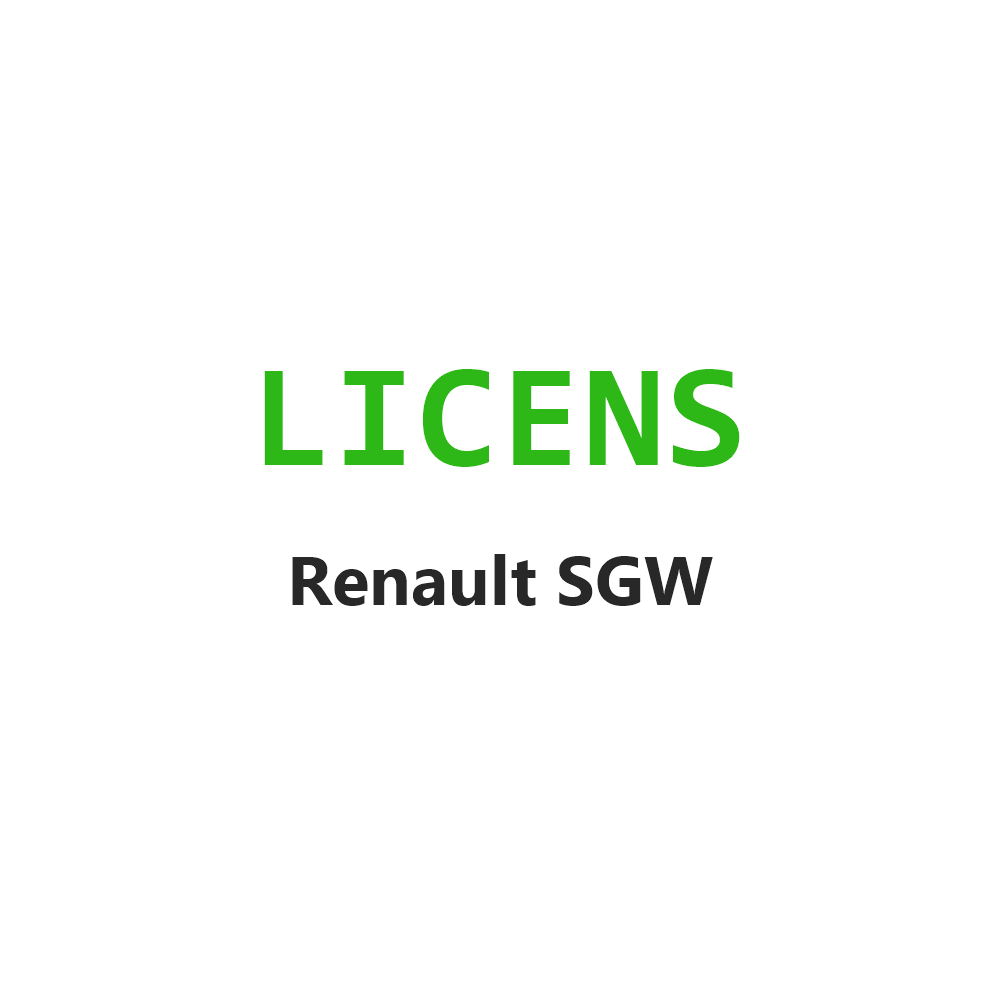 THINKCAR Renault SGW Licens 10 aktiveringar