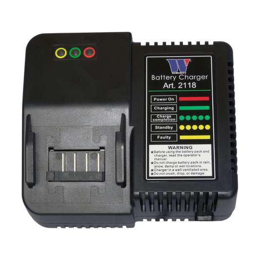 WELZH WERKZEUG Batteriladdare för DVC2116WW och DVC4021WW