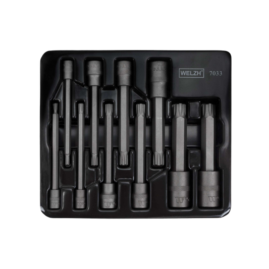 WELZH WERKZEUG Ribe-bits Master set (10st) 110mm