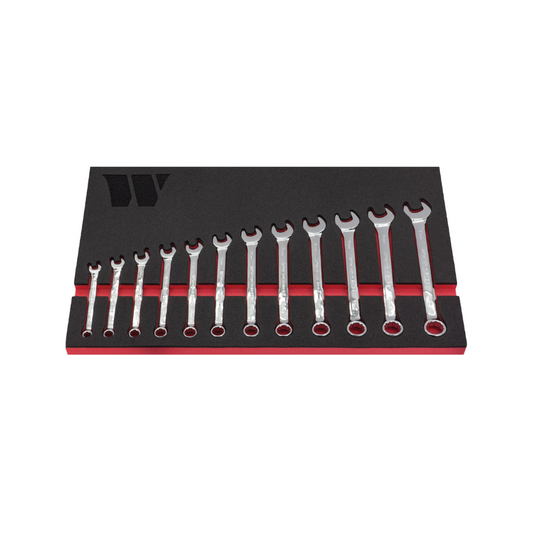 WELZH WERKZEUG Blocknyckelset 8-19mm (levereras i skumfack)