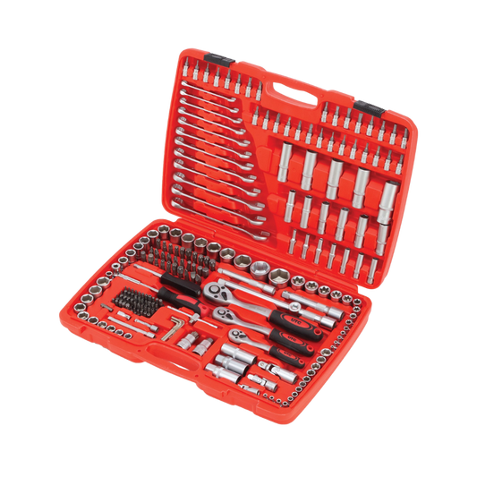 WELZH WERKZEUG Hylsverktygsset 1/4"  3/8"  1/2"  (216 delar) Inkl. Hylsnycklar