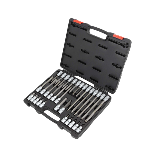 WELZH WERKZEUG Torx Bithylsor 1/2" 32 delar