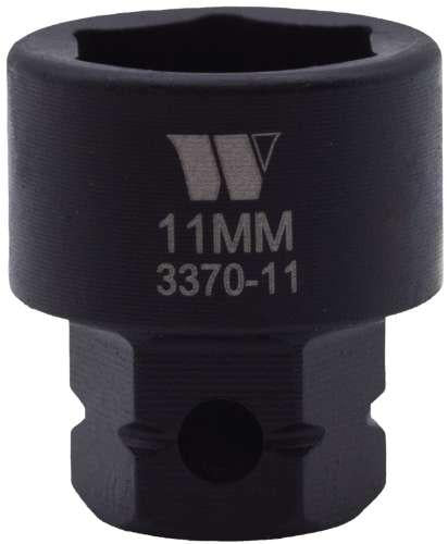 WELZH WERKZEUG Krafthylsa Kort Utvändig 6-kant 1/4" 11-mm