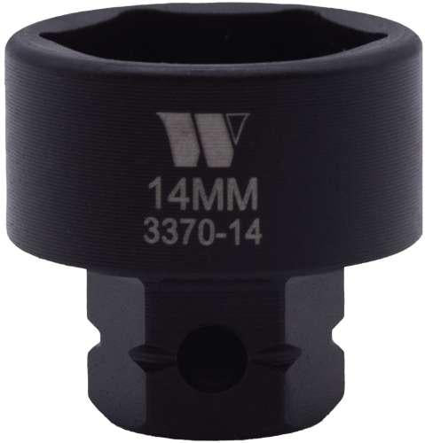 WELZH WERKZEUG Krafthylsa Kort Utvändig 6-kant 1/4" 14-mm