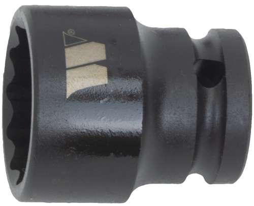 WELZH WERKZEUG Krafthylsa Kort 1/2" 12-kant 27 mm