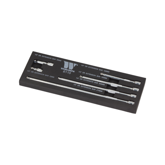 WELZH WERKZEUG 5st 1/4" Förlängningsstångs-set
