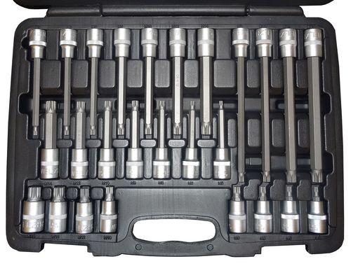 WELZH WERKZEUG 1/2" Spline Bitshylsa 200mm Lång M10
