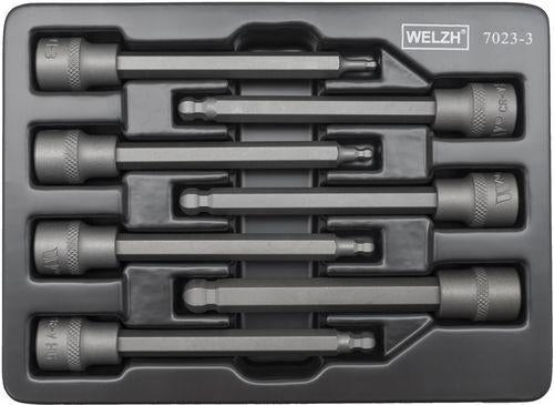 WELZH WERKZEUG Bithylsor 3/8" Extralång kul-hexagon 110mm HB3-HB10