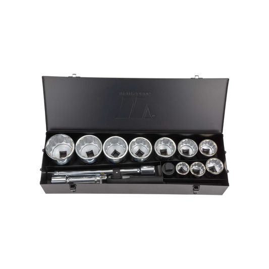 WELZH WERKZEUG Hylssats 1" Drive 36-80 mm 12 delar 15 delar