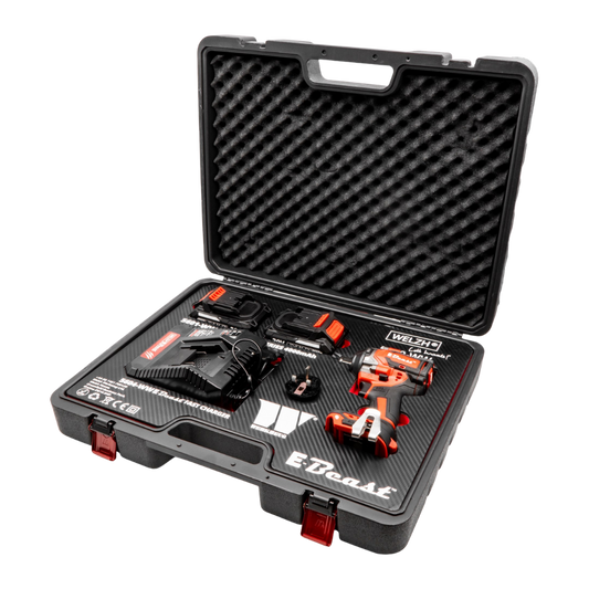 WELZH WERKZEUG E-Beast kompakt sladdlös borstlös mutterdragare 1/2" dr; 850 Nm